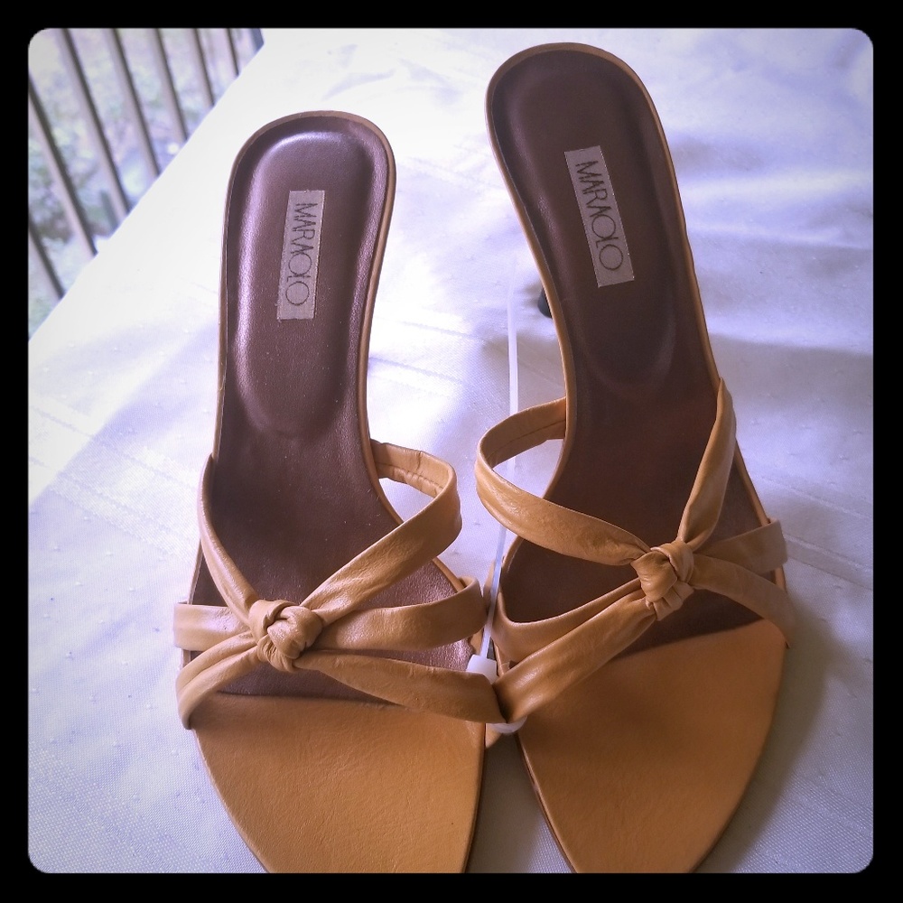 *PRE LOVED* Maraolo Tan Leather Sandals